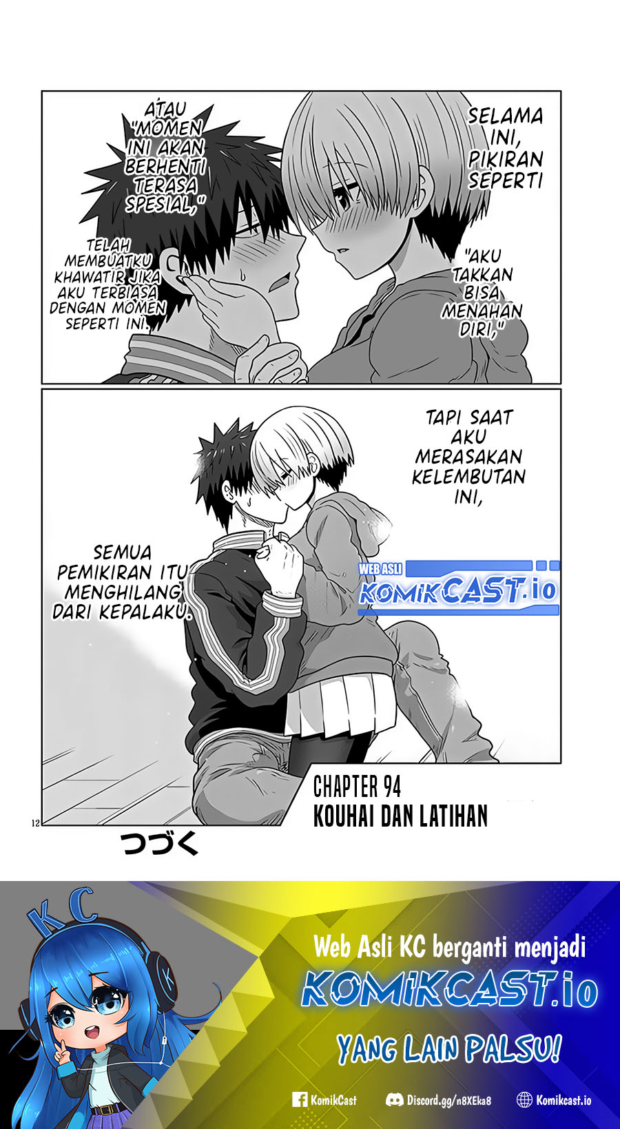 Uzaki-chan wa Asobitai! Chapter 94 Bahasa Indonesia