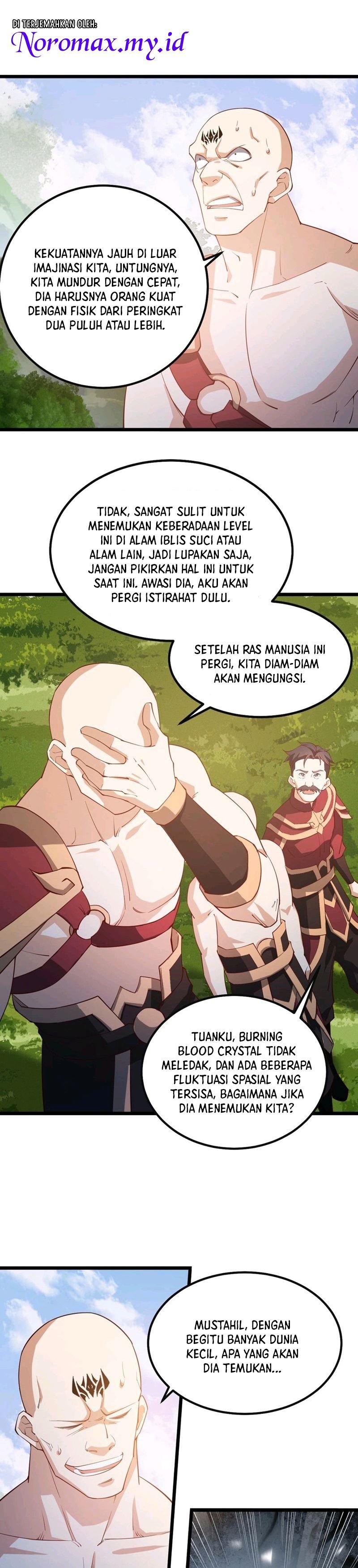 It’s Over! The Queen’s Soft Rice Husband is Actually Invincible Chapter 195 Bahasa Indonesia