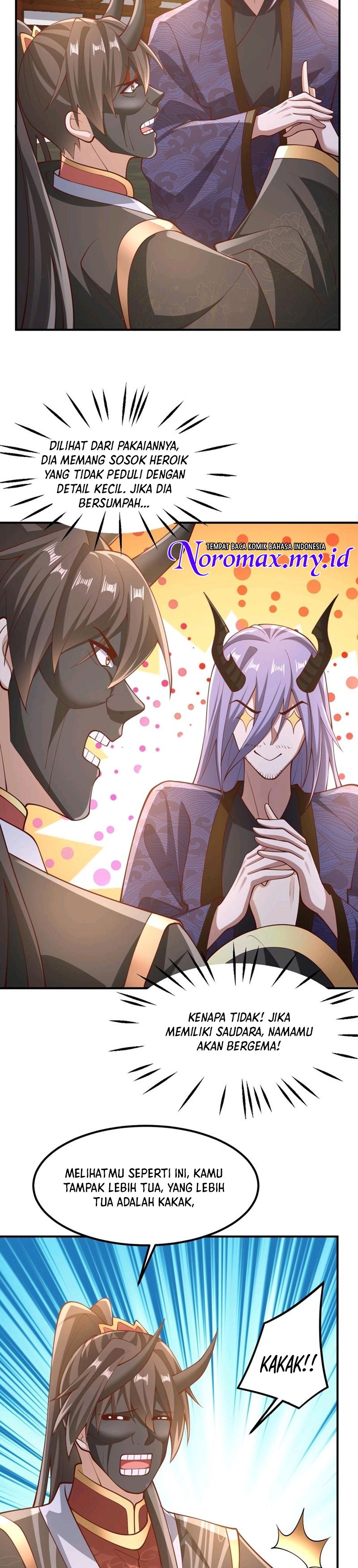 It’s Over! The Queen’s Soft Rice Husband is Actually Invincible Chapter 203 Bahasa Indonesia