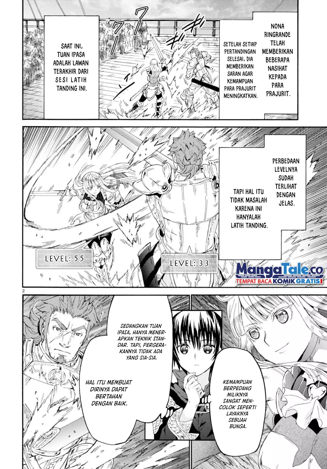 Death March kara Hajimaru Isekai Kyousoukyoku Chapter 96 Bahasa Indonesia