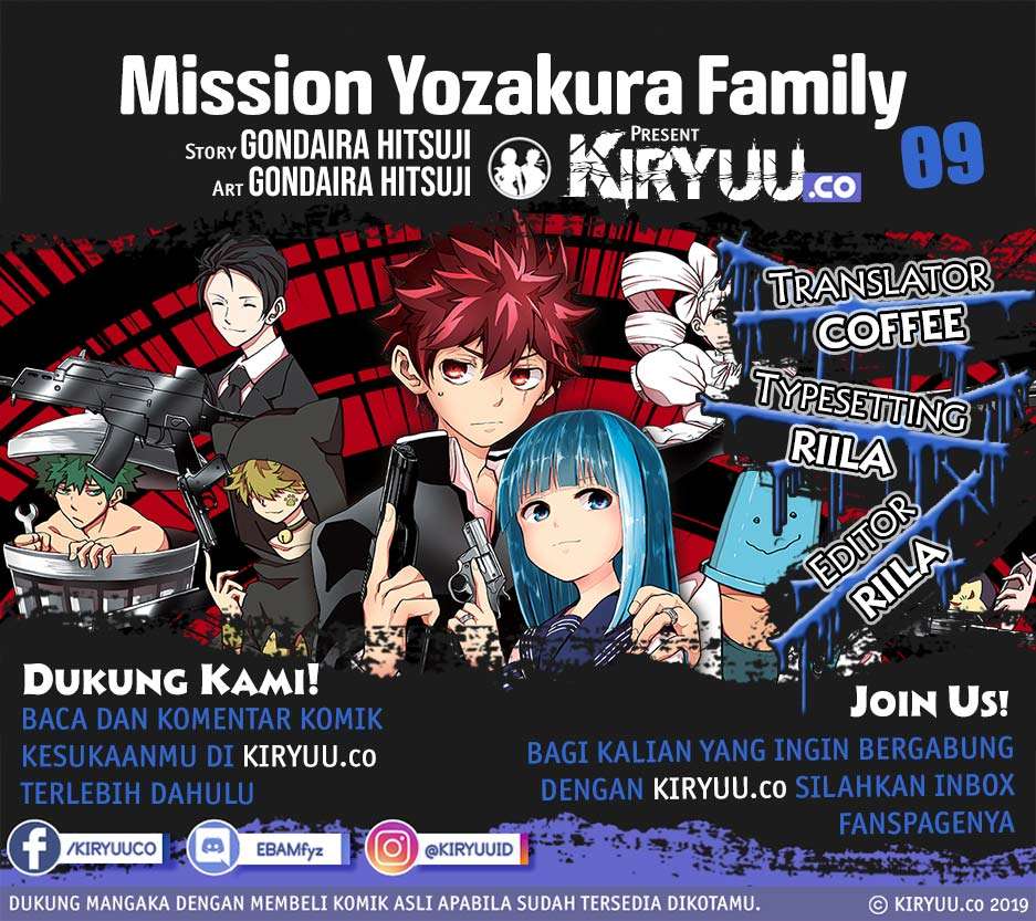 Mission: Yozakura Family Chapter 9 Bahasa Indonesia