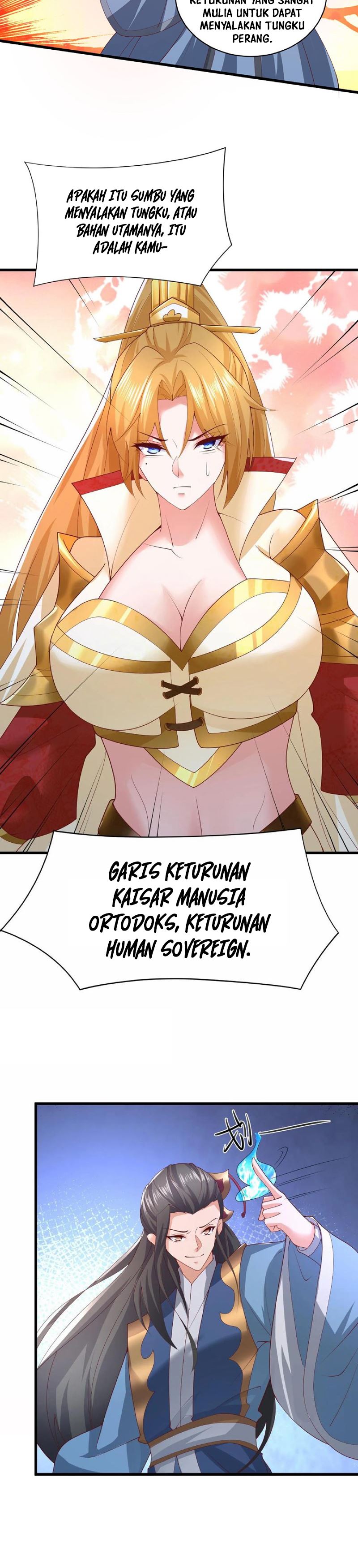 It’s Over! The Queen’s Soft Rice Husband is Actually Invincible Chapter 123 Bahasa Indonesia