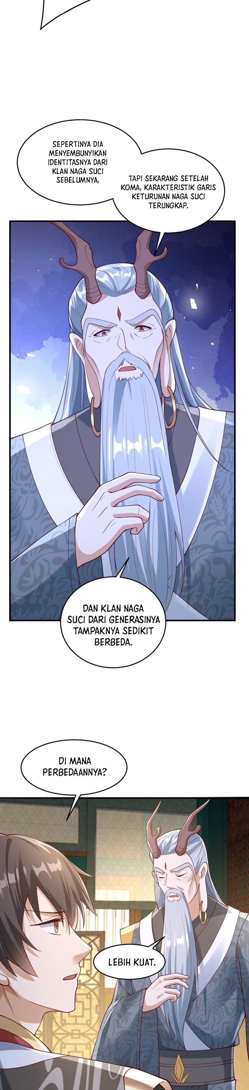 It’s Over! The Queen’s Soft Rice Husband is Actually Invincible Chapter 155 Bahasa Indonesia