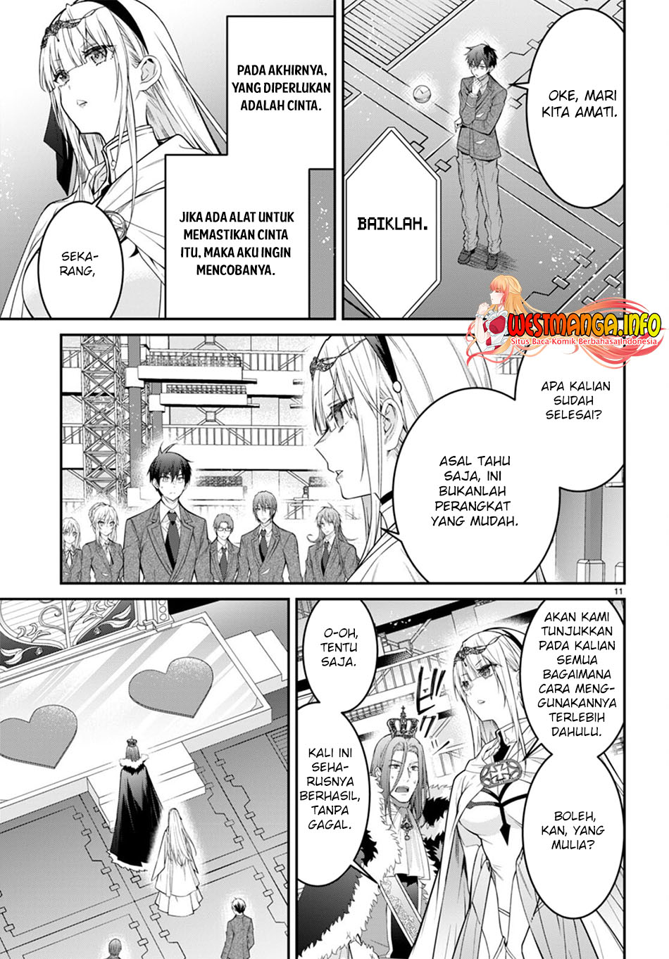 Otome Game Sekai wa Mob ni Kibishii Sekai Desu Chapter 54 Bahasa Indonesia