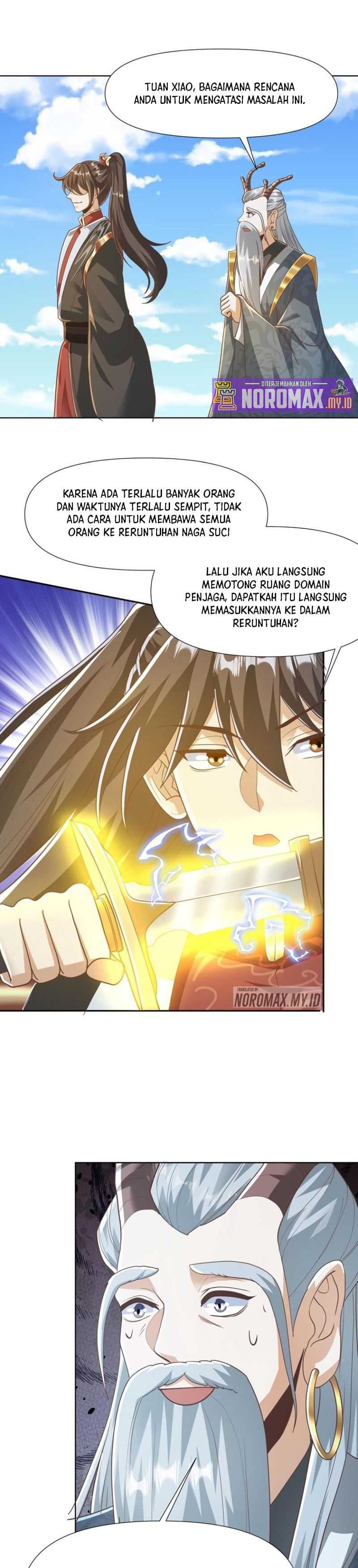 It’s Over! The Queen’s Soft Rice Husband is Actually Invincible Chapter 147 Bahasa Indonesia