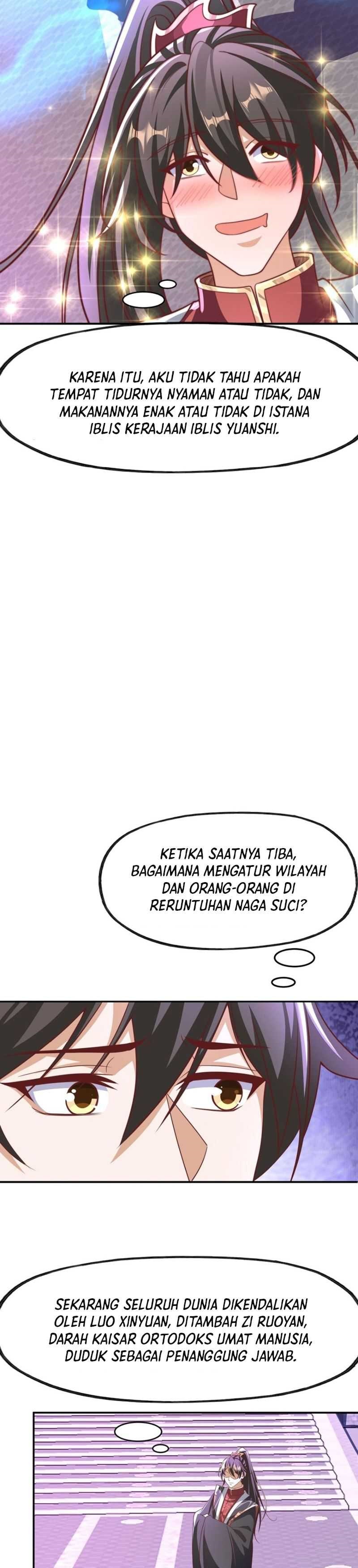 It’s Over! The Queen’s Soft Rice Husband is Actually Invincible Chapter 152 Bahasa Indonesia