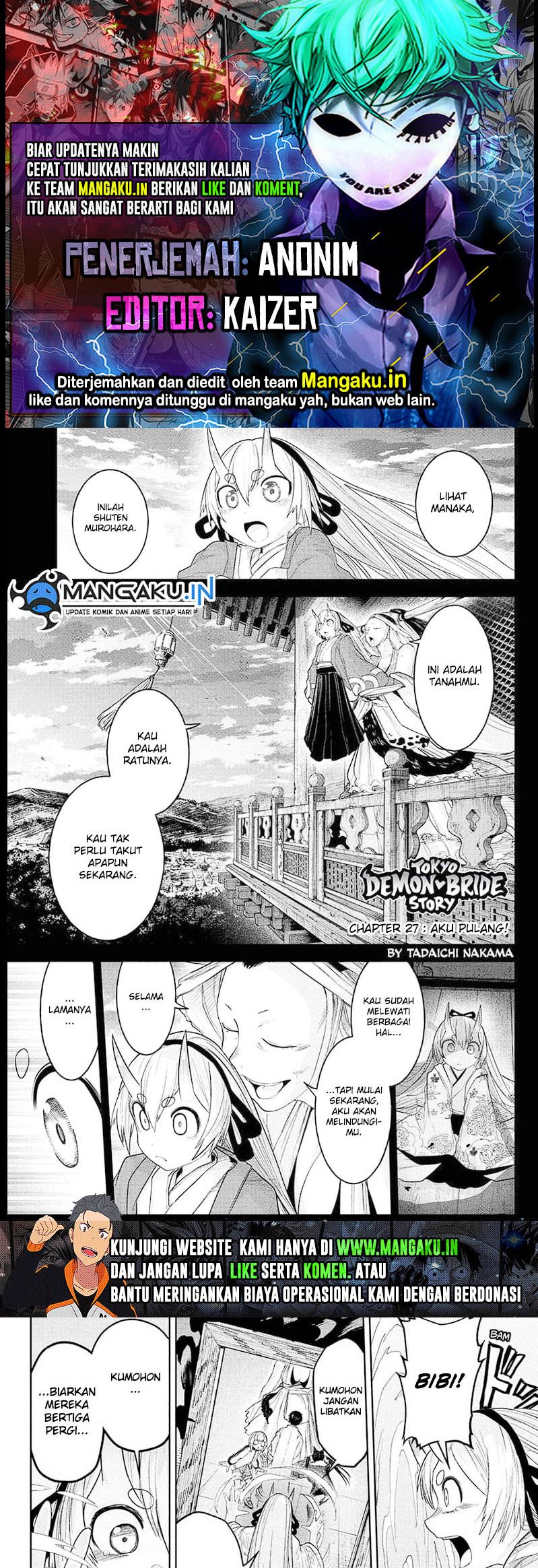 Dai Tokyo Oniyome-den Chapter 27 Bahasa Indonesia