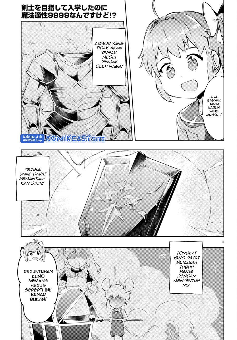 Kenshi o Mezashite Nyugaku Shitanoni Maho Tekisei 9999 Nandesukedo!? Chapter 62 Bahasa Indonesia