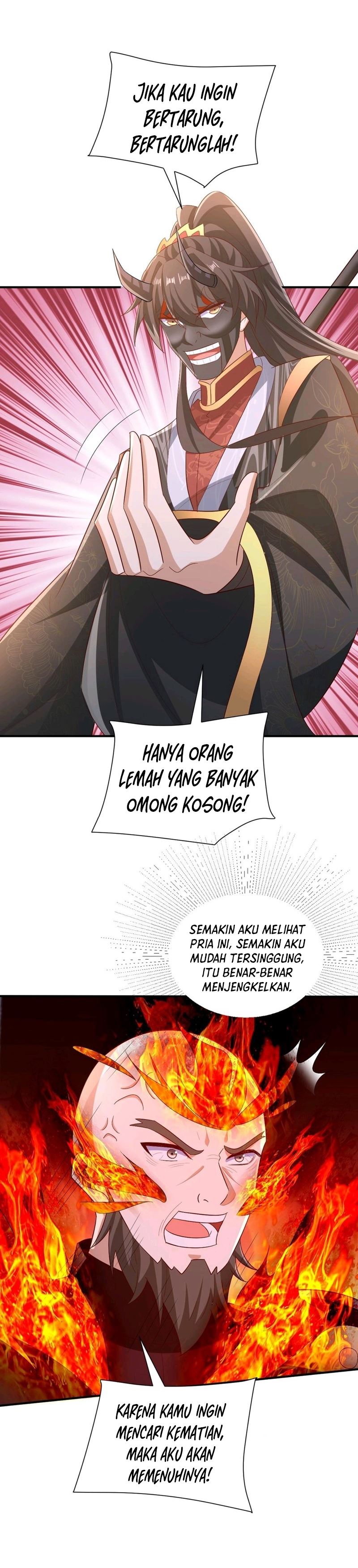 It’s Over! The Queen’s Soft Rice Husband is Actually Invincible Chapter 202 Bahasa Indonesia