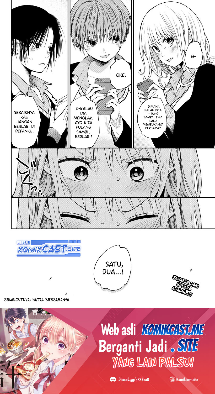 Kuroiwa Medaka ni Watashi no Kawaii ga Tsuujinai Chapter 89 Bahasa Indonesia