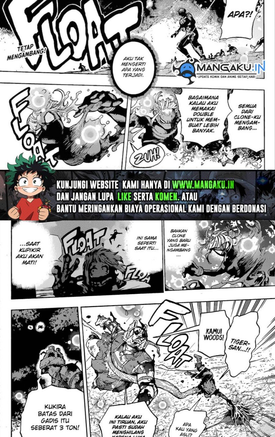 Boku no Hero Academia Chapter 394 Bahasa Indonesia