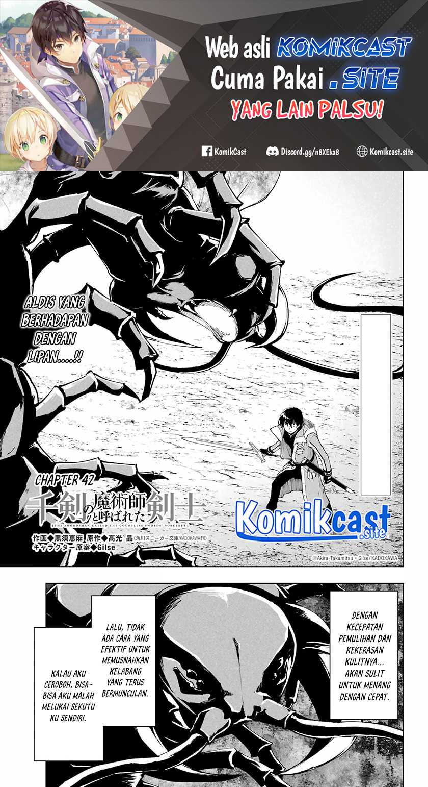 The Swordsman Called the Countless Swords Sorcerer Chapter 42 Bahasa Indonesia