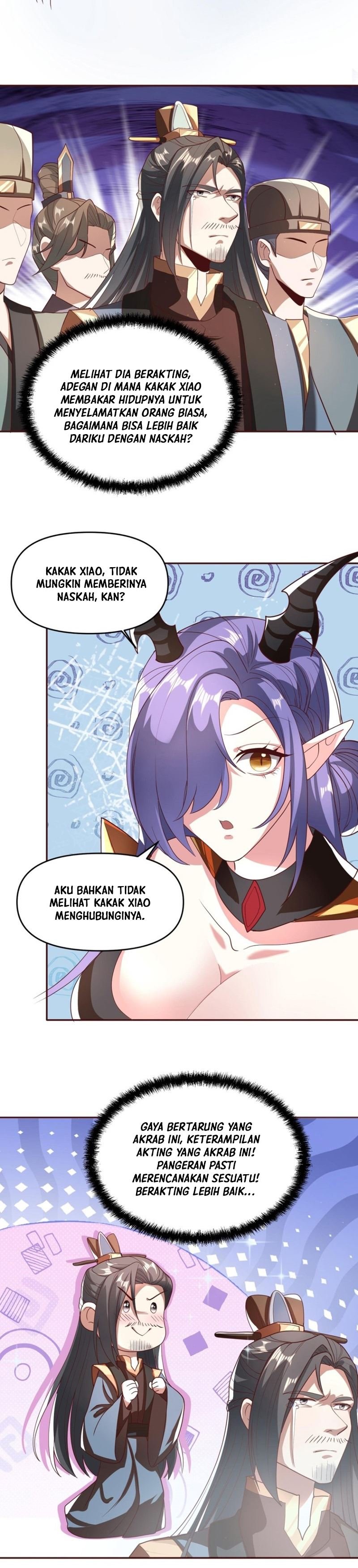 It’s Over! The Queen’s Soft Rice Husband is Actually Invincible Chapter 131 Bahasa Indonesia