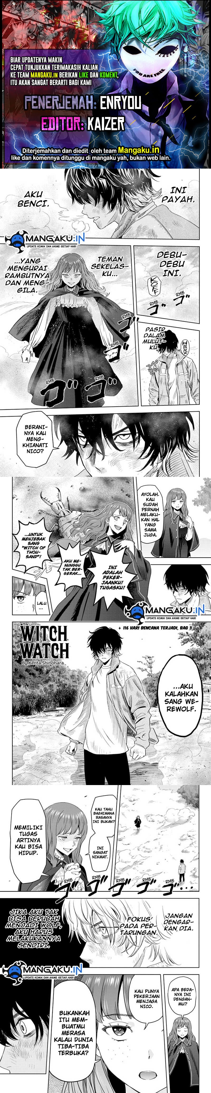 Witch Watch Chapter 116 Bahasa Indonesia