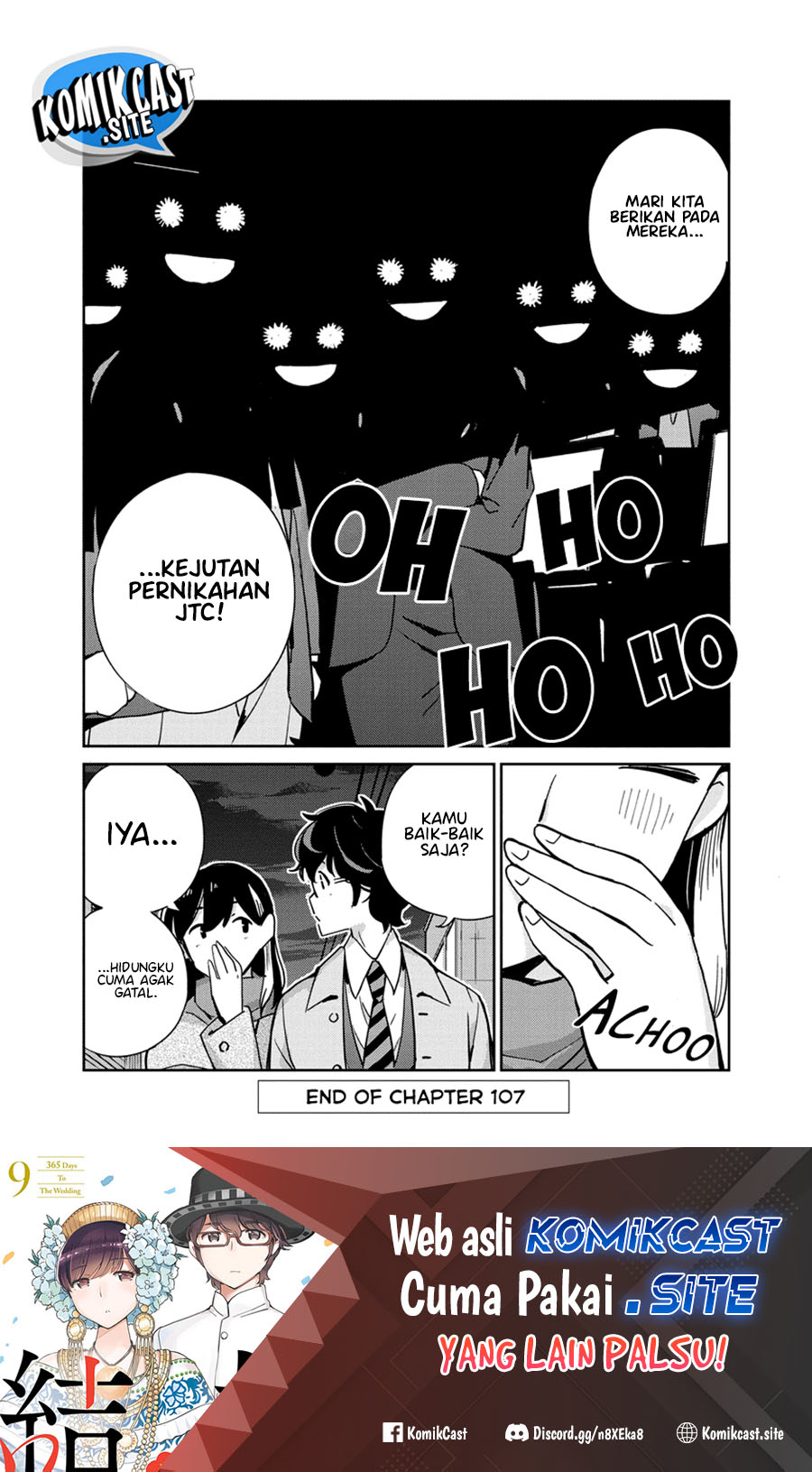 Kekkon Surutte, Hontou Desu Ka? Chapter 107 Bahasa Indonesia