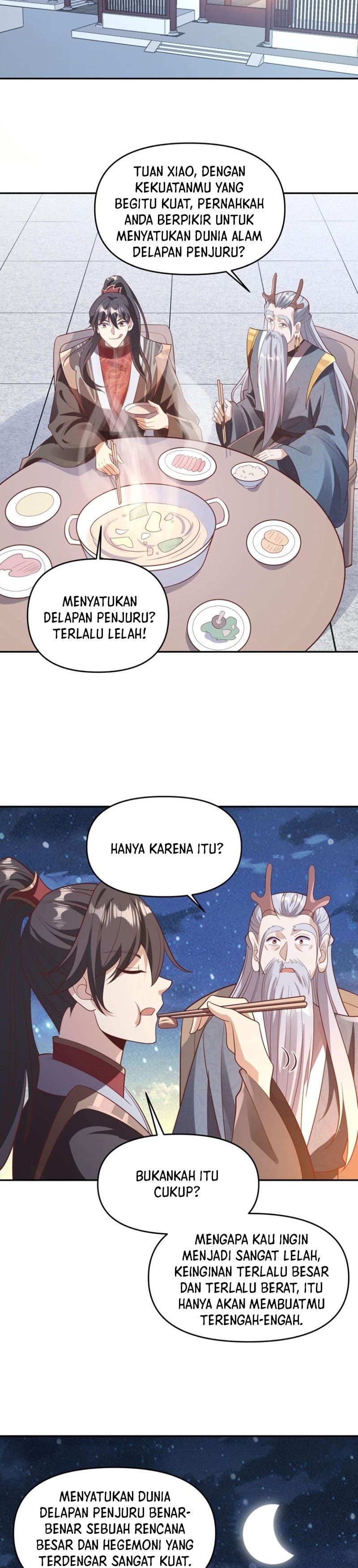 It’s Over! The Queen’s Soft Rice Husband is Actually Invincible Chapter 153 Bahasa Indonesia