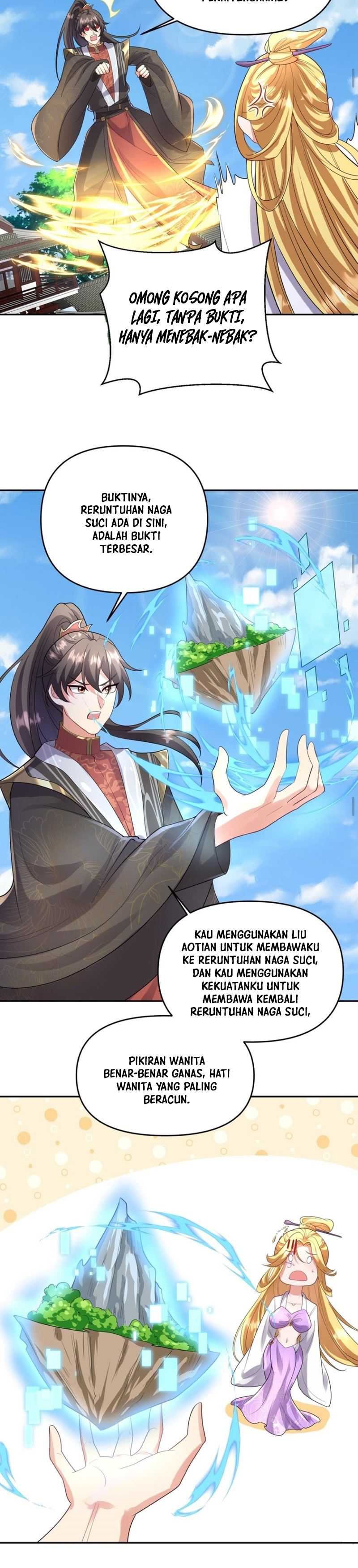 It’s Over! The Queen’s Soft Rice Husband is Actually Invincible Chapter 133 Bahasa Indonesia