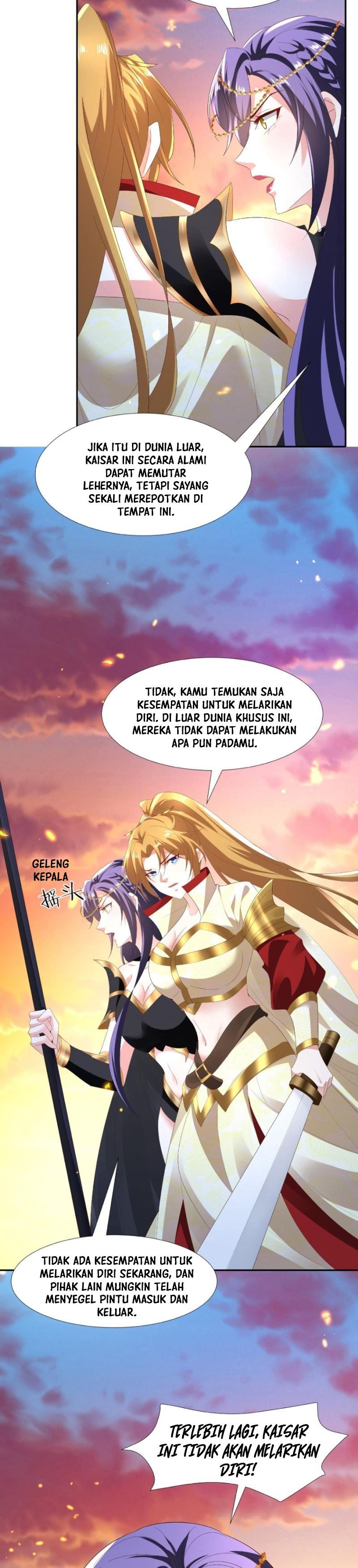 It’s Over! The Queen’s Soft Rice Husband is Actually Invincible Chapter 125 Bahasa Indonesia