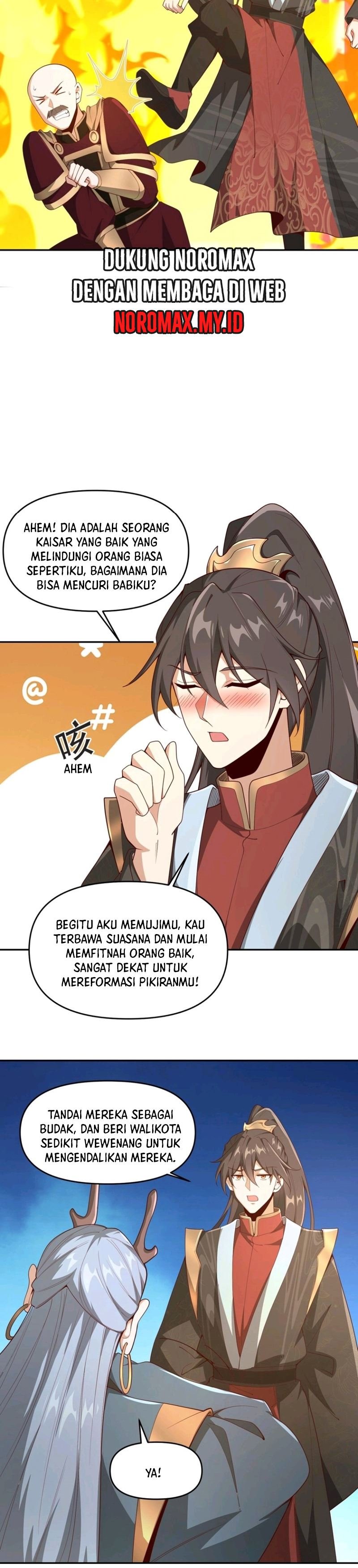 It’s Over! The Queen’s Soft Rice Husband is Actually Invincible Chapter 185 Bahasa Indonesia