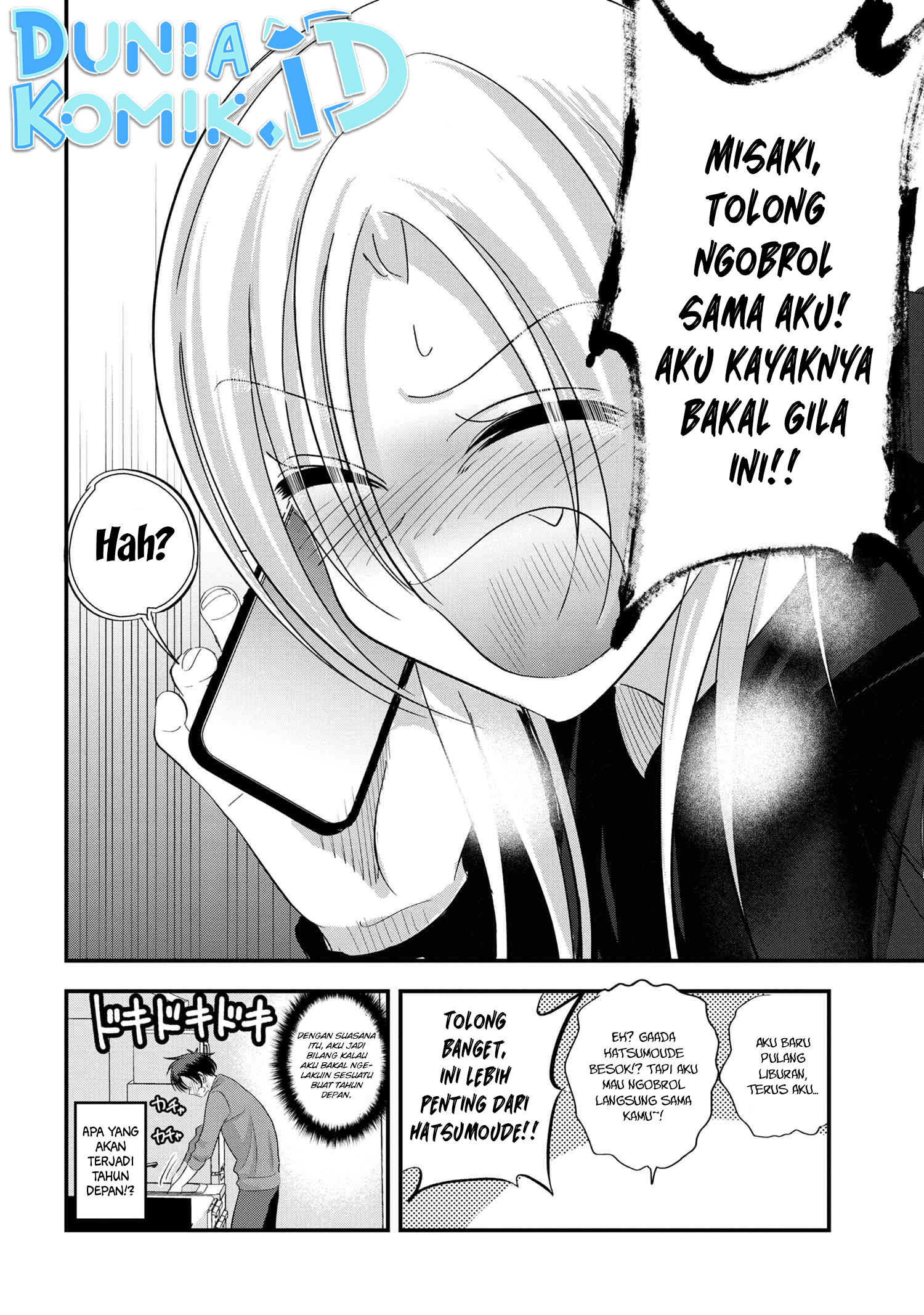 Please Go Home, Akutsu-san! Chapter 148 Bahasa Indonesia