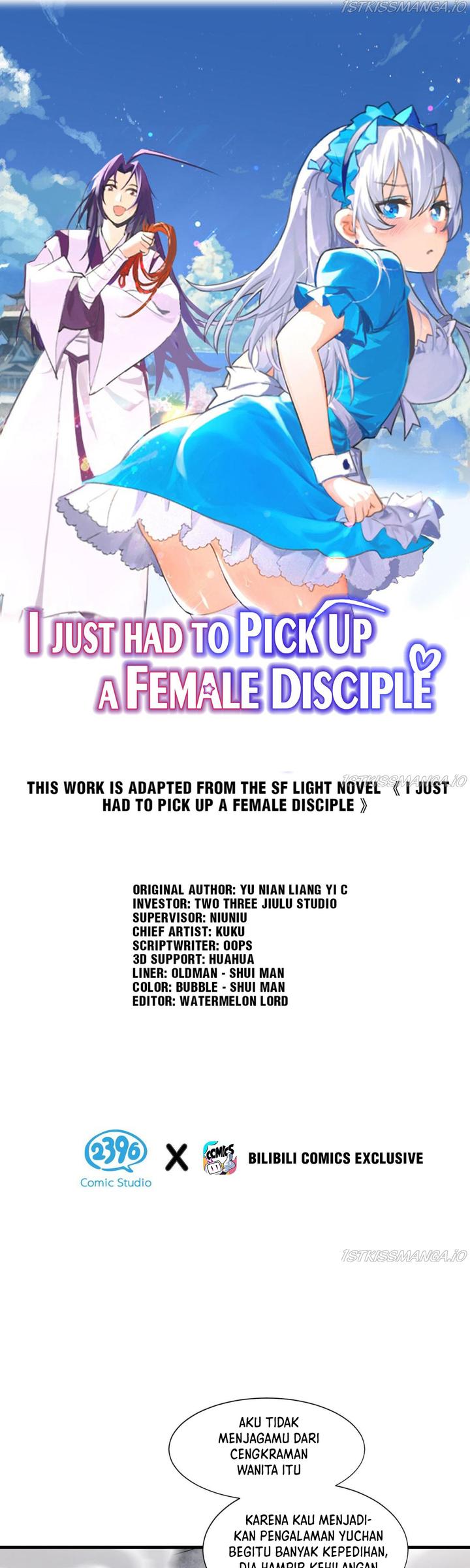 I Just Had to Pick up a Female Disciple Chapter 12.1 Bahasa Indonesia