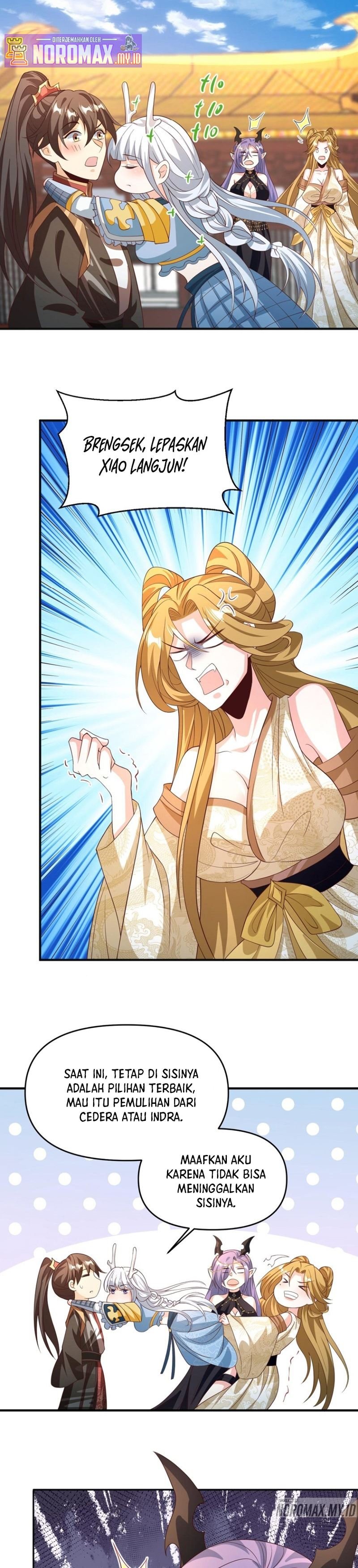 It’s Over! The Queen’s Soft Rice Husband is Actually Invincible Chapter 159 Bahasa Indonesia
