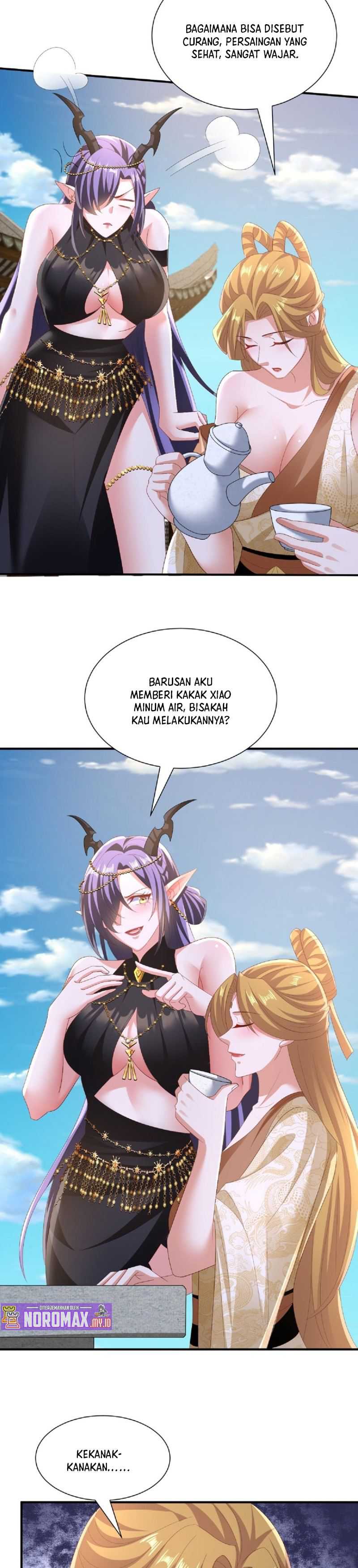 It’s Over! The Queen’s Soft Rice Husband is Actually Invincible Chapter 145 Bahasa Indonesia