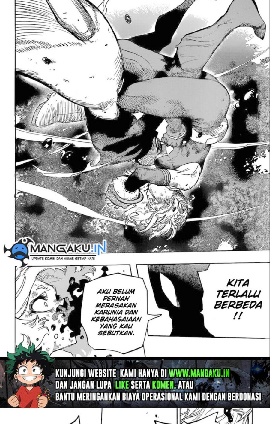 Boku no Hero Academia Chapter 392 Bahasa Indonesia