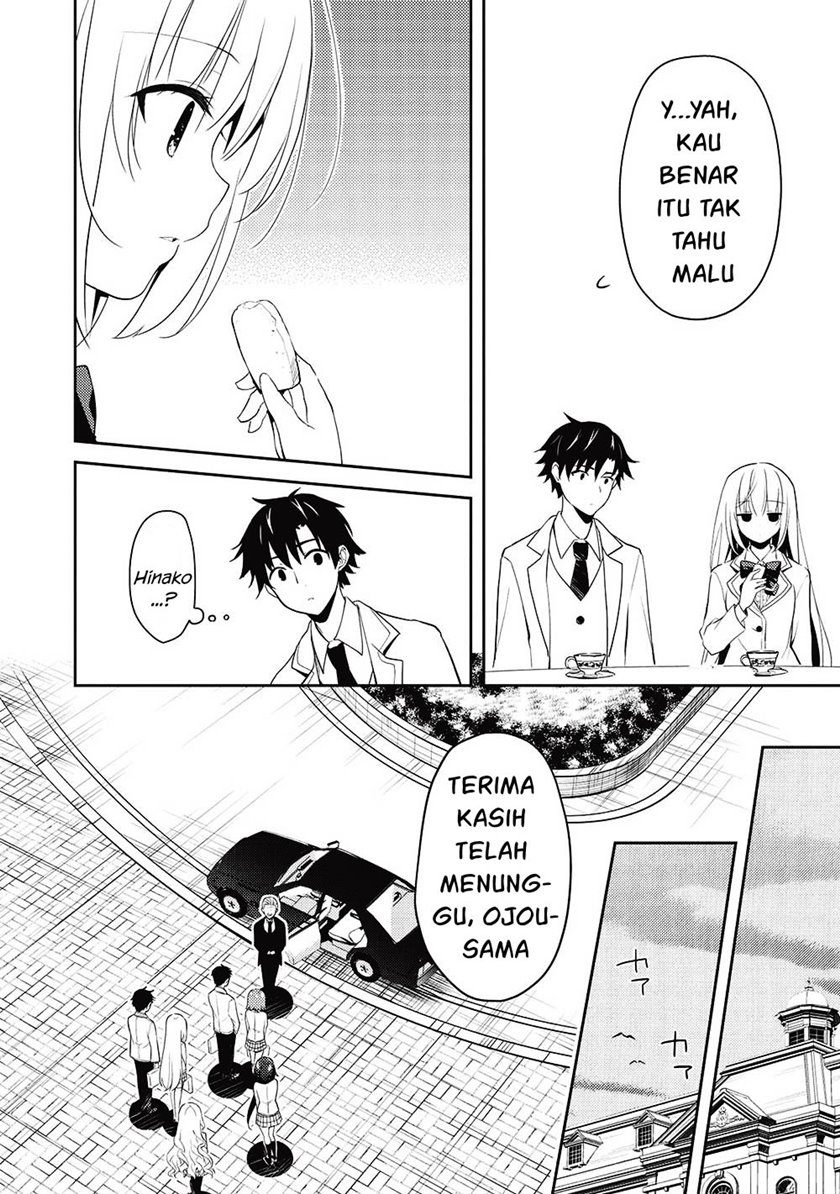 Saijo no Osewa ~Takane no Hana Darakena Meimon Kou de, Gakuin Ichi no Ojou-sama (Seikatsu Noryoku Kaimu) o Kagenagara Osewa suru Koto ni Narimashita~ Chapter 11 Bahasa Indonesia