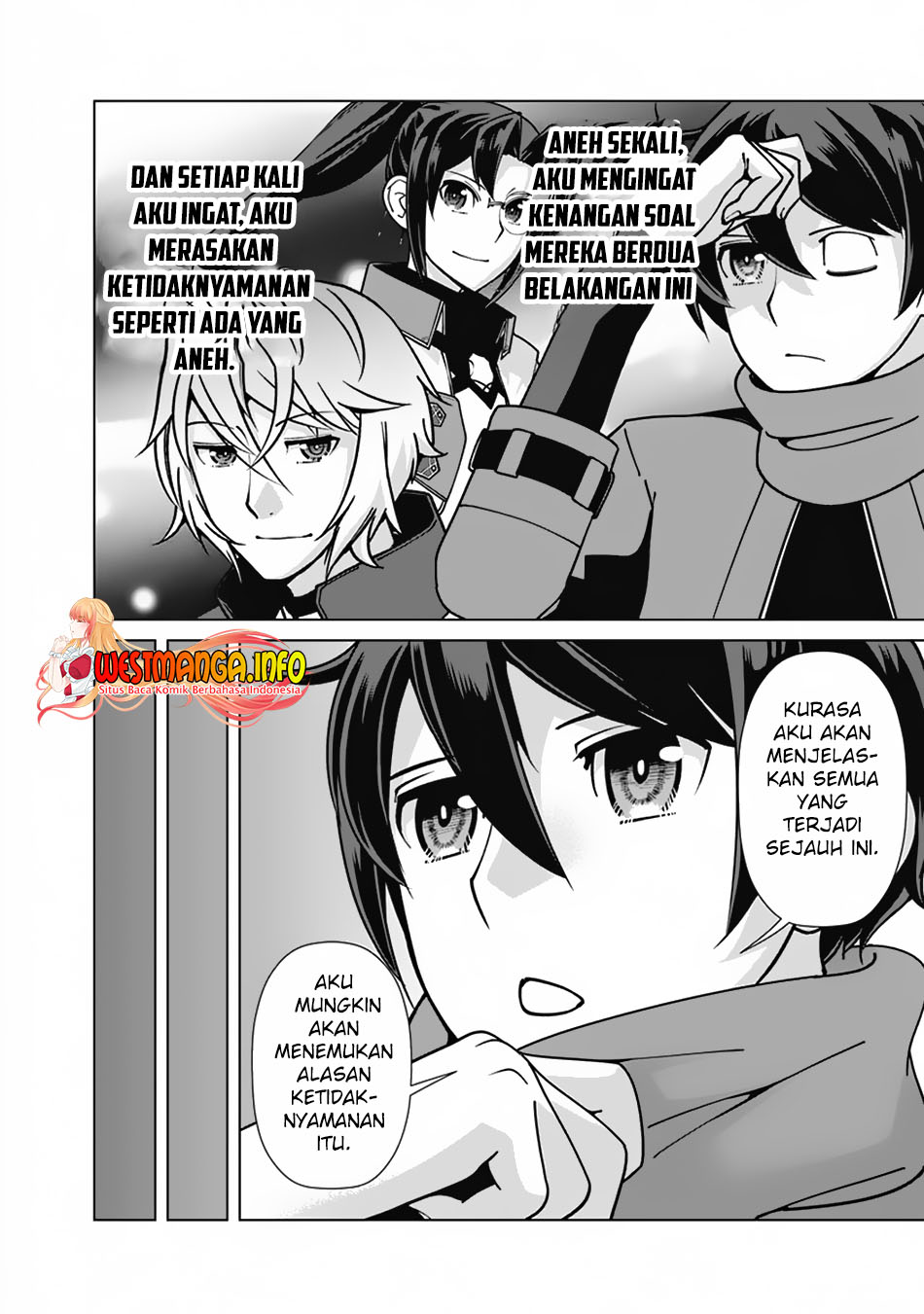 Rettou Me no Tensei Majutsushi Shiitage Rareta Moto Yuusha wa Mirai no Sekai o Yoyuu de Ikinuku Chapter 102 Bahasa Indonesia