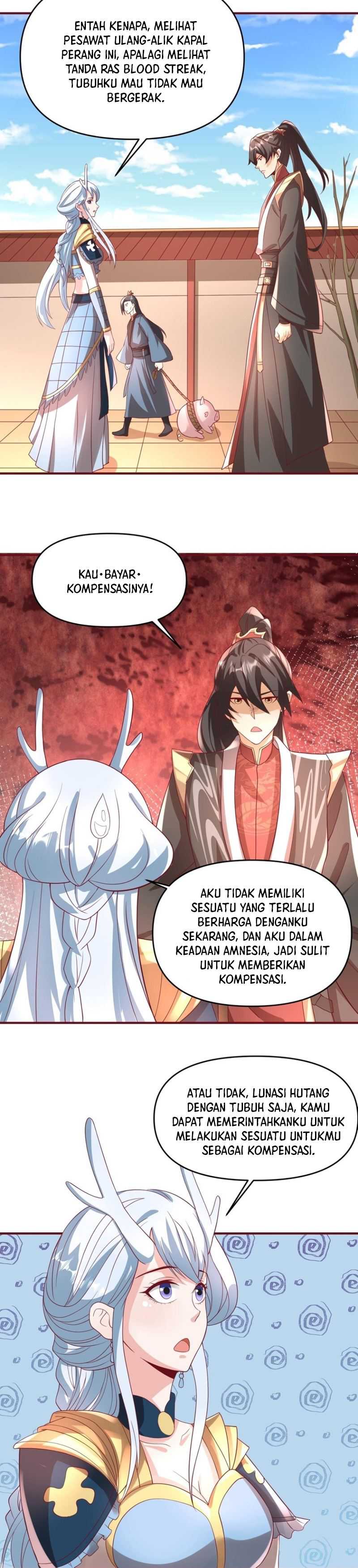 It’s Over! The Queen’s Soft Rice Husband is Actually Invincible Chapter 168 Bahasa Indonesia