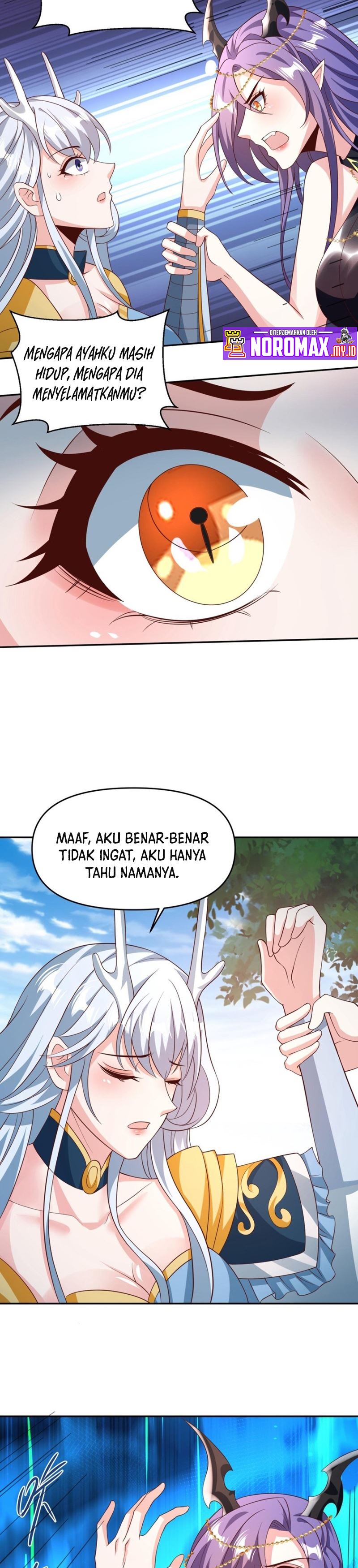 It’s Over! The Queen’s Soft Rice Husband is Actually Invincible Chapter 157 Bahasa Indonesia