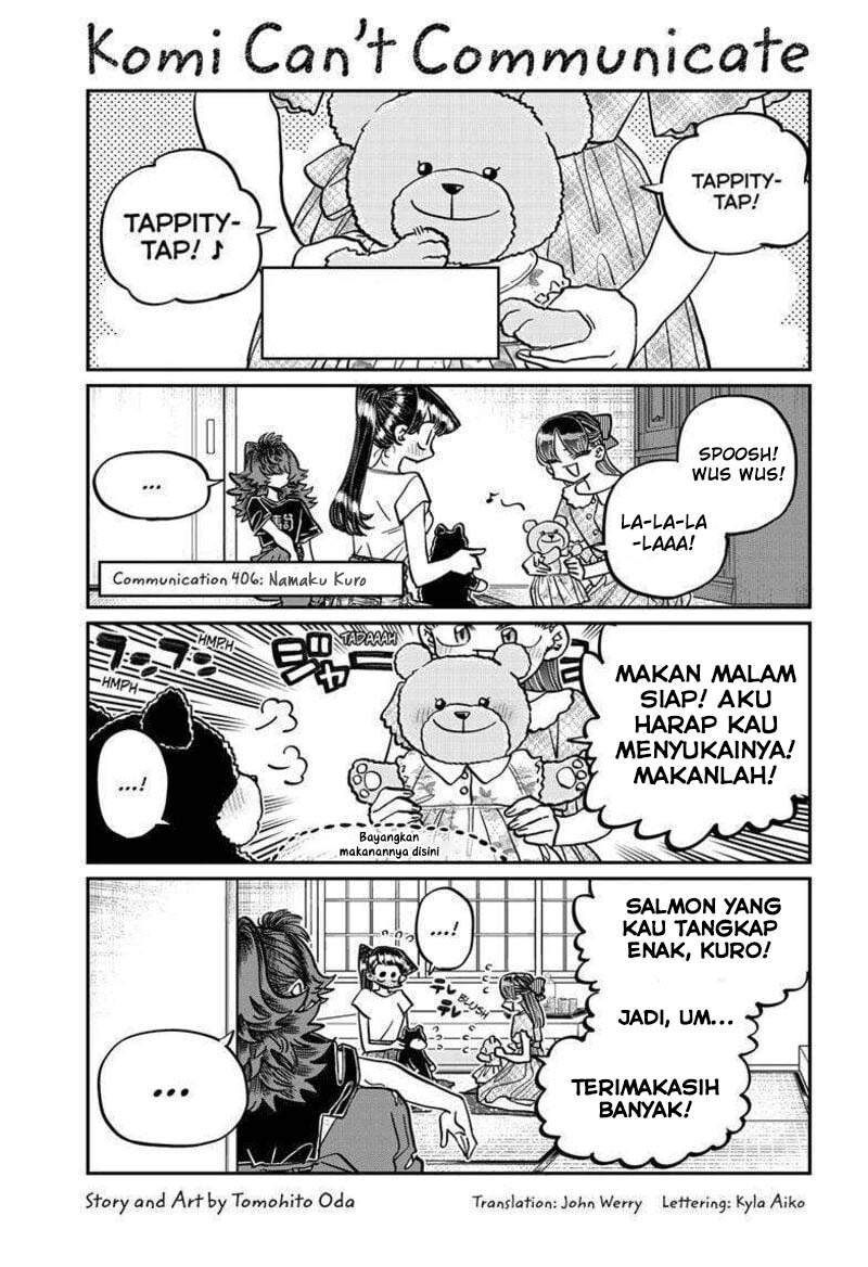 Komi-san wa Komyushou Desu. Chapter 406 Bahasa Indonesia
