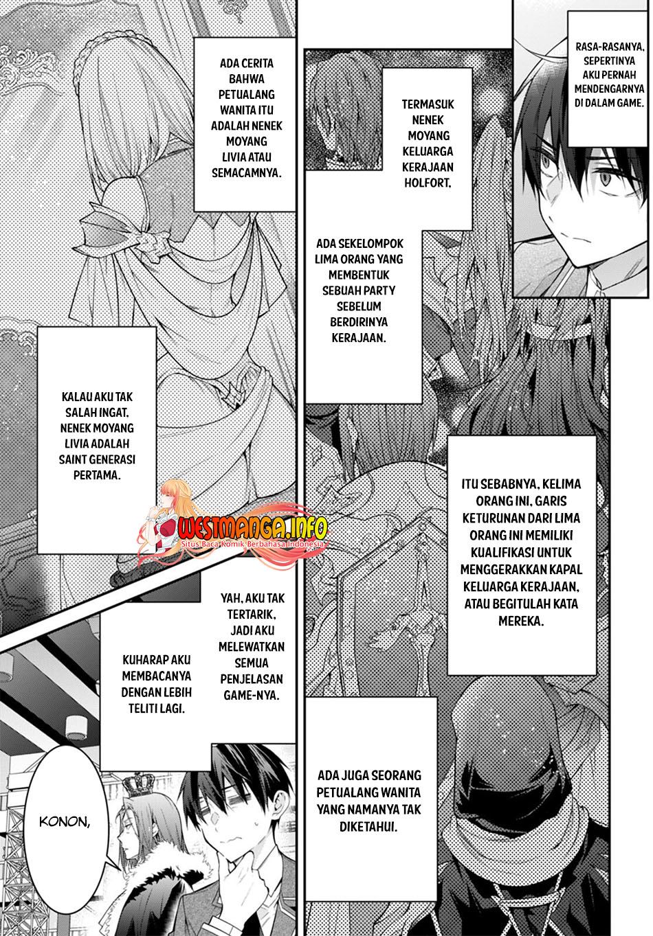 Otome Game Sekai wa Mob ni Kibishii Sekai Desu Chapter 54 Bahasa Indonesia