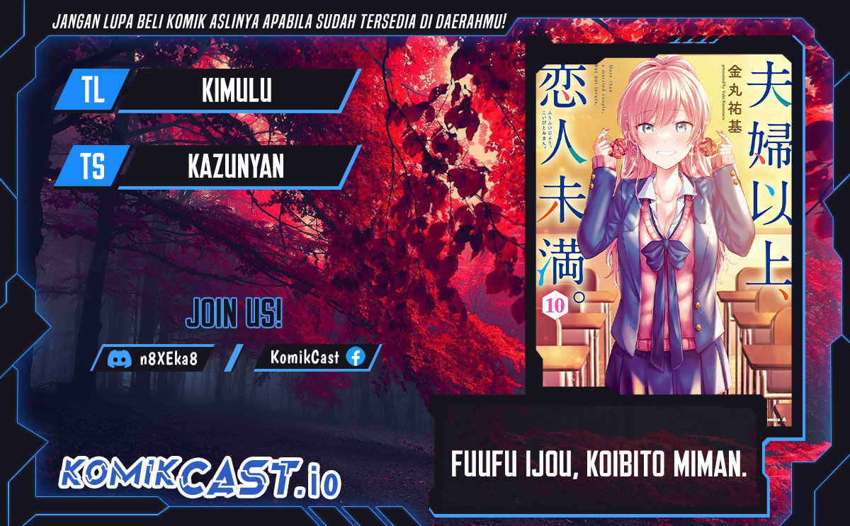 Fuufu Ijou, Koibito Miman. Chapter 60 Bahasa Indonesia