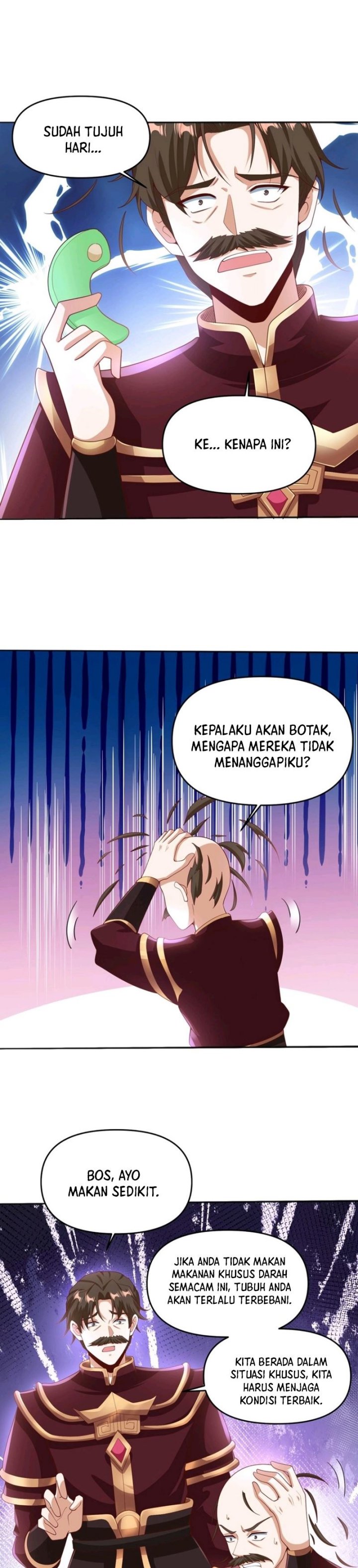It’s Over! The Queen’s Soft Rice Husband is Actually Invincible Chapter 189 Bahasa Indonesia