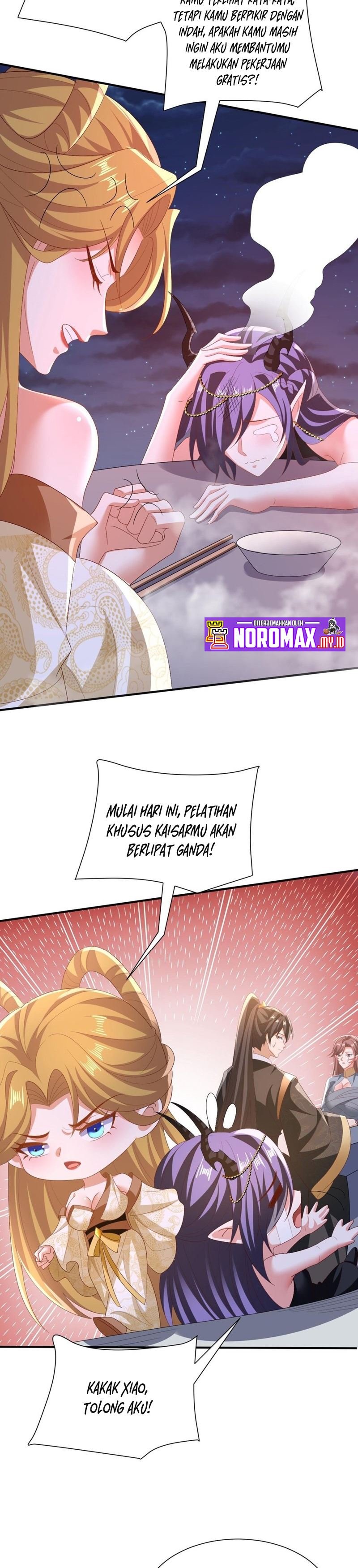 It’s Over! The Queen’s Soft Rice Husband is Actually Invincible Chapter 154 Bahasa Indonesia