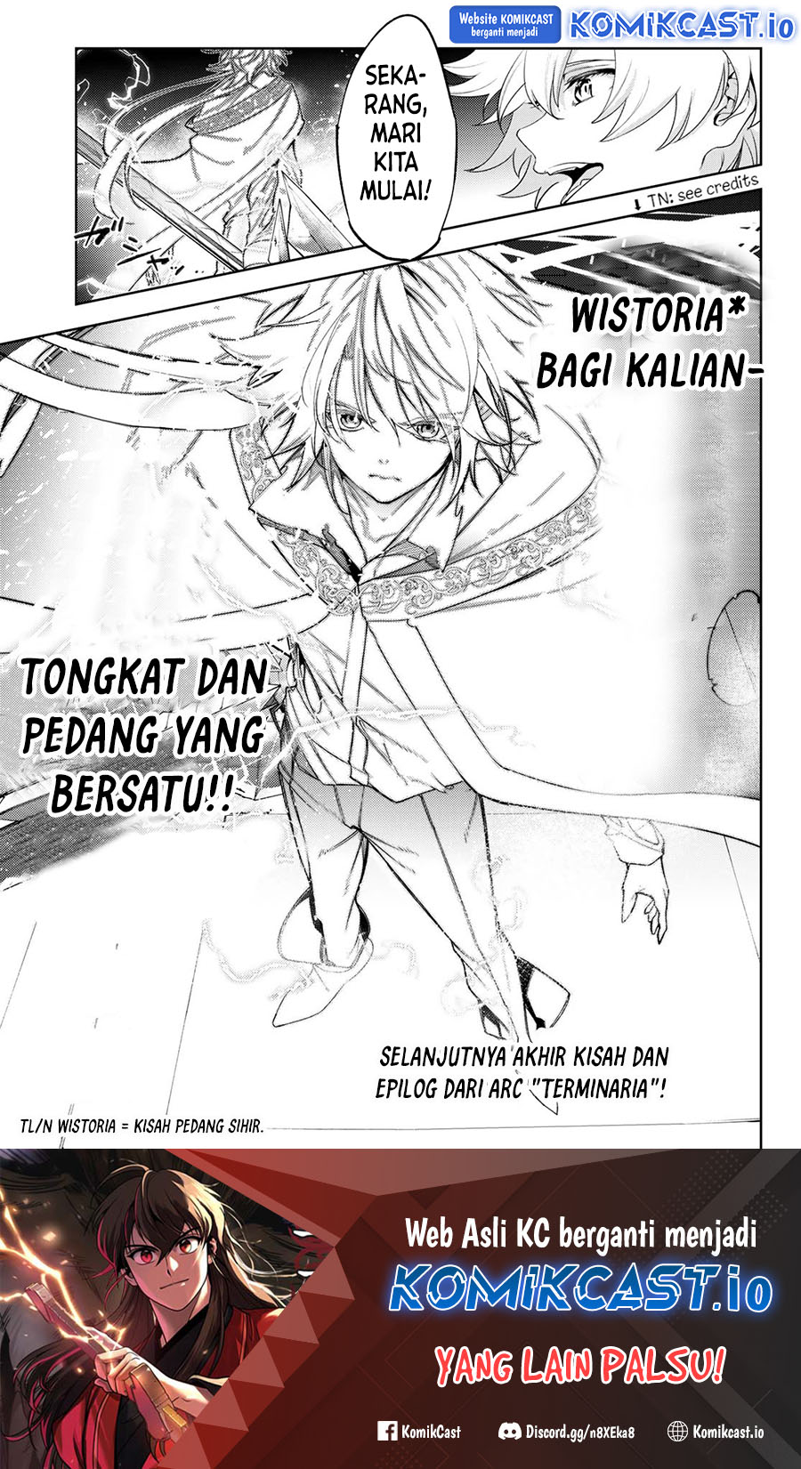 Tsue to Tsurugi no Wistoria Chapter 29 Bahasa Indonesia