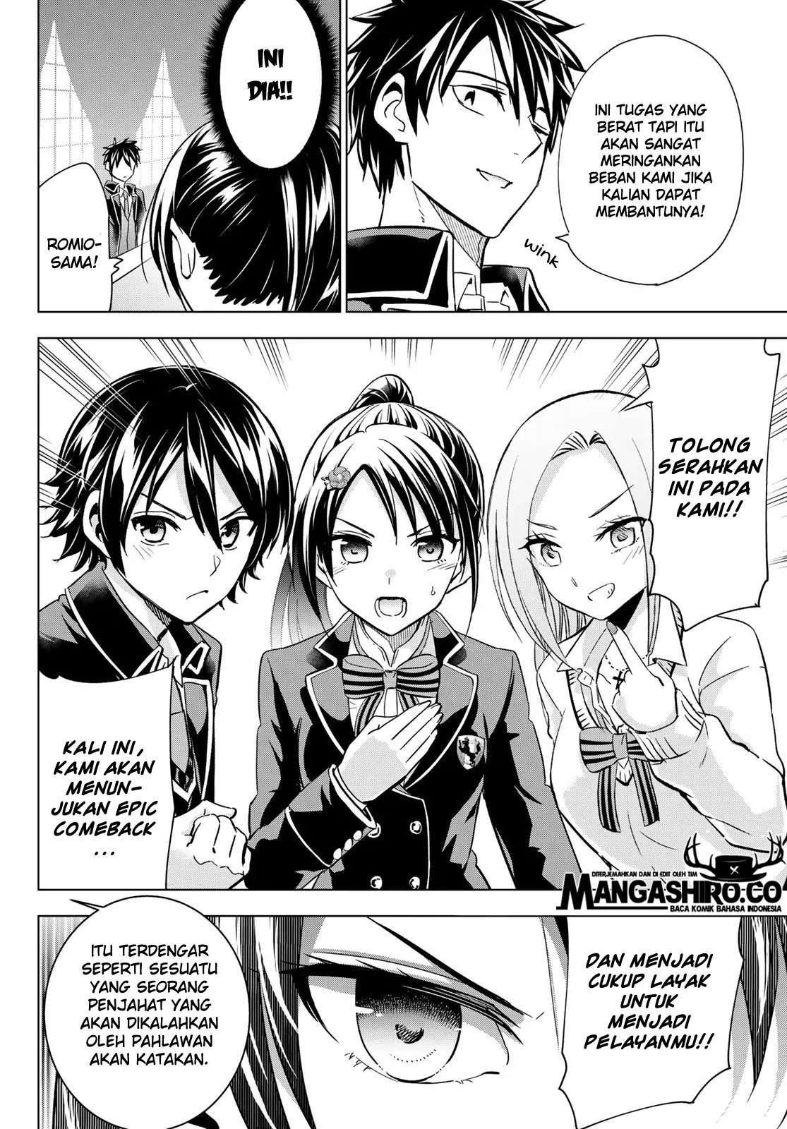 Kishuku Gakkou no Juliet Chapter 99 Bahasa Indonesia