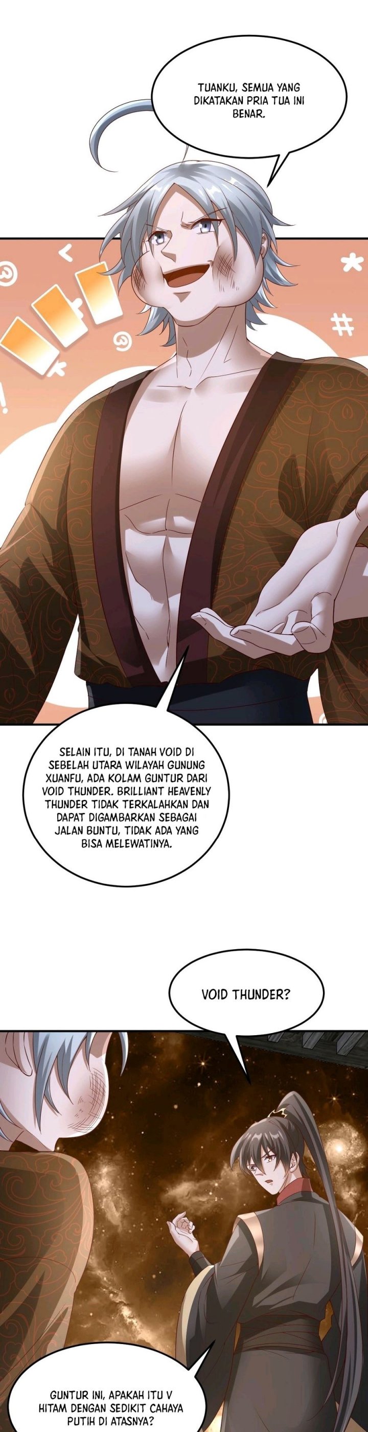It’s Over! The Queen’s Soft Rice Husband is Actually Invincible Chapter 224 Bahasa Indonesia