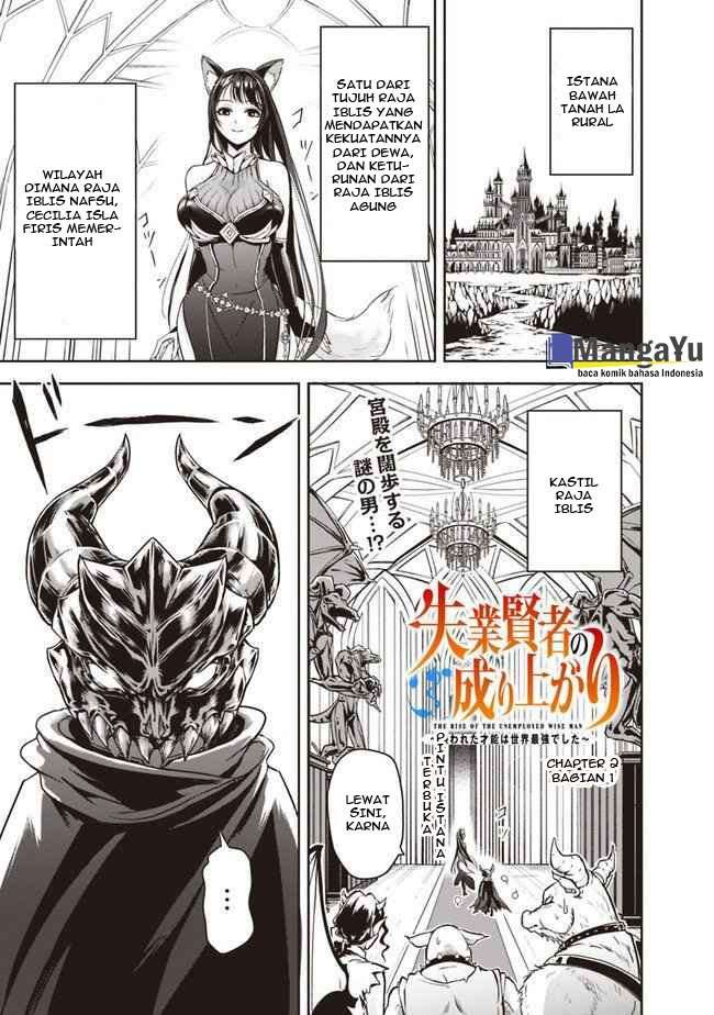 Shitsugyou Kenja no Nariagari Chapter 02.1 Bahasa Indonesia