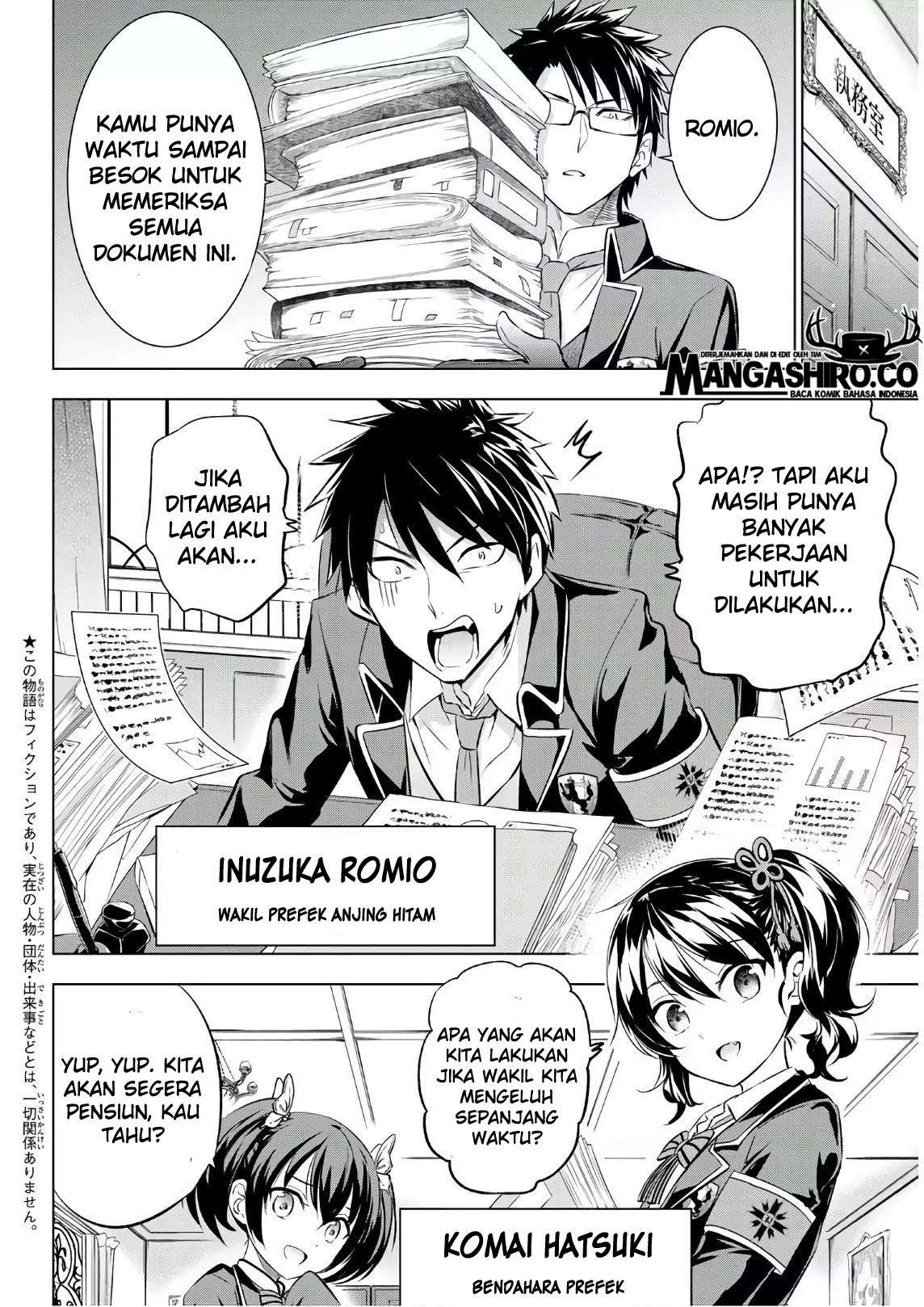 Kishuku Gakkou no Juliet Chapter 90 Bahasa Indonesia