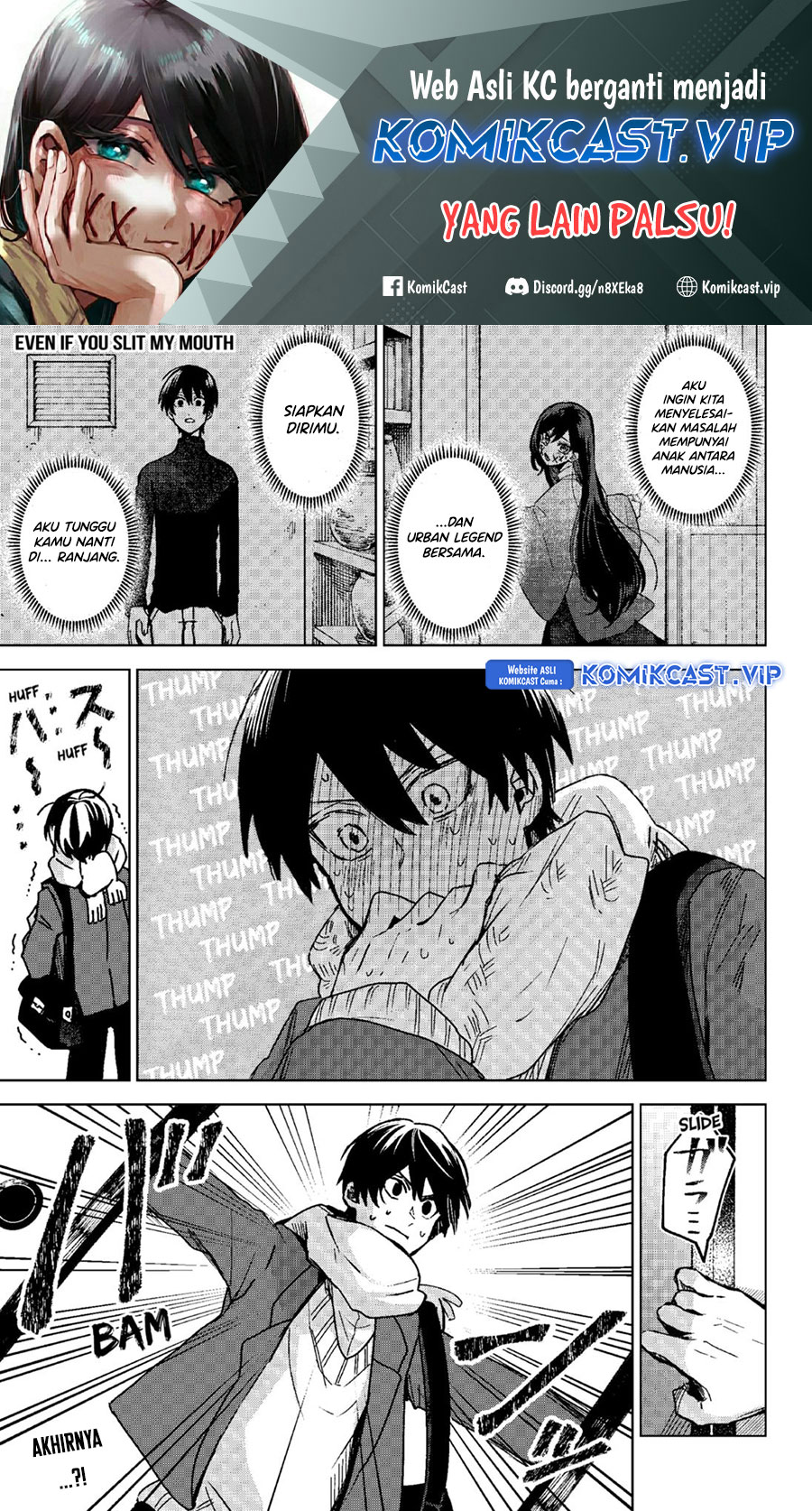 Kuchi ga Saketemo Kimi ni wa Chapter 70 Bahasa Indonesia