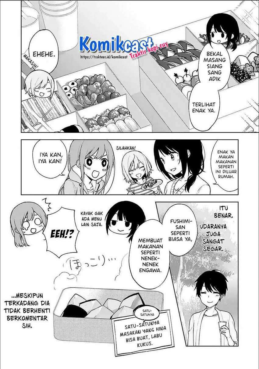 Chikan Saresou ni Natteiru S-kyuu Bishoujo wo Tasuketara Tonari no Seki no Osananajimi datta Chapter 26.1 Bahasa Indonesia