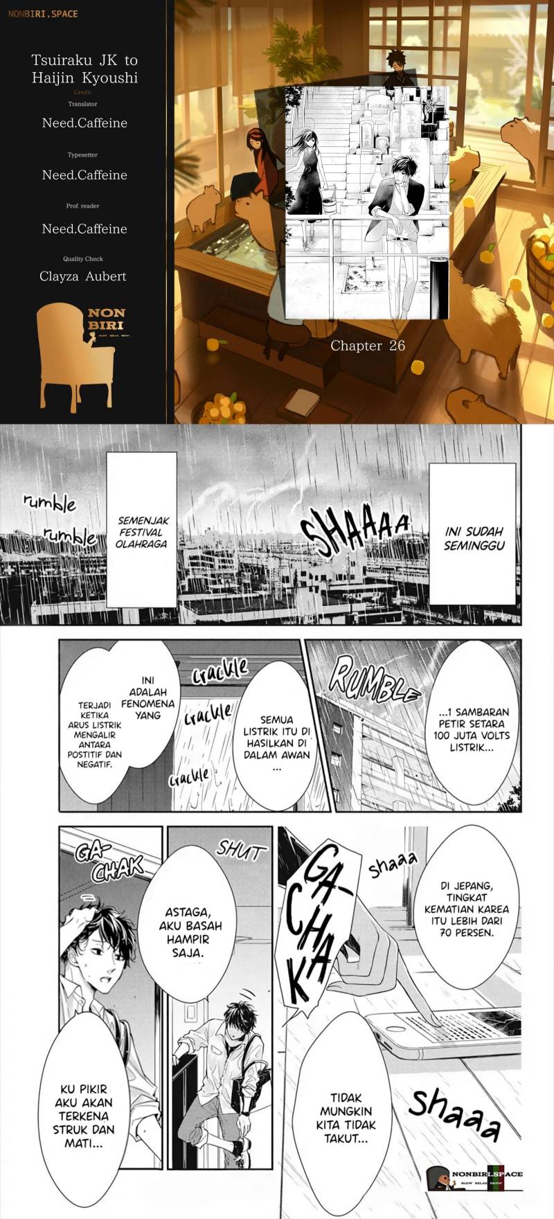 Tsuiraku JK to Haijin Kyoushi Chapter 26 Bahasa Indonesia