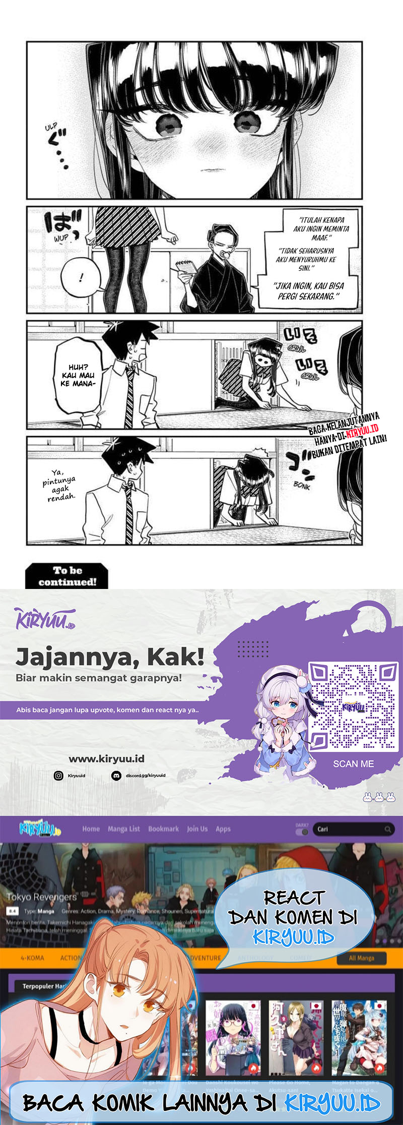 Komi san wa Komyushou Desu Chapter 417