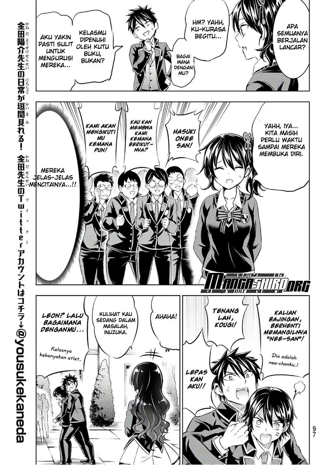 Kishuku Gakkou no Juliet Chapter 70 Bahasa Indonesia