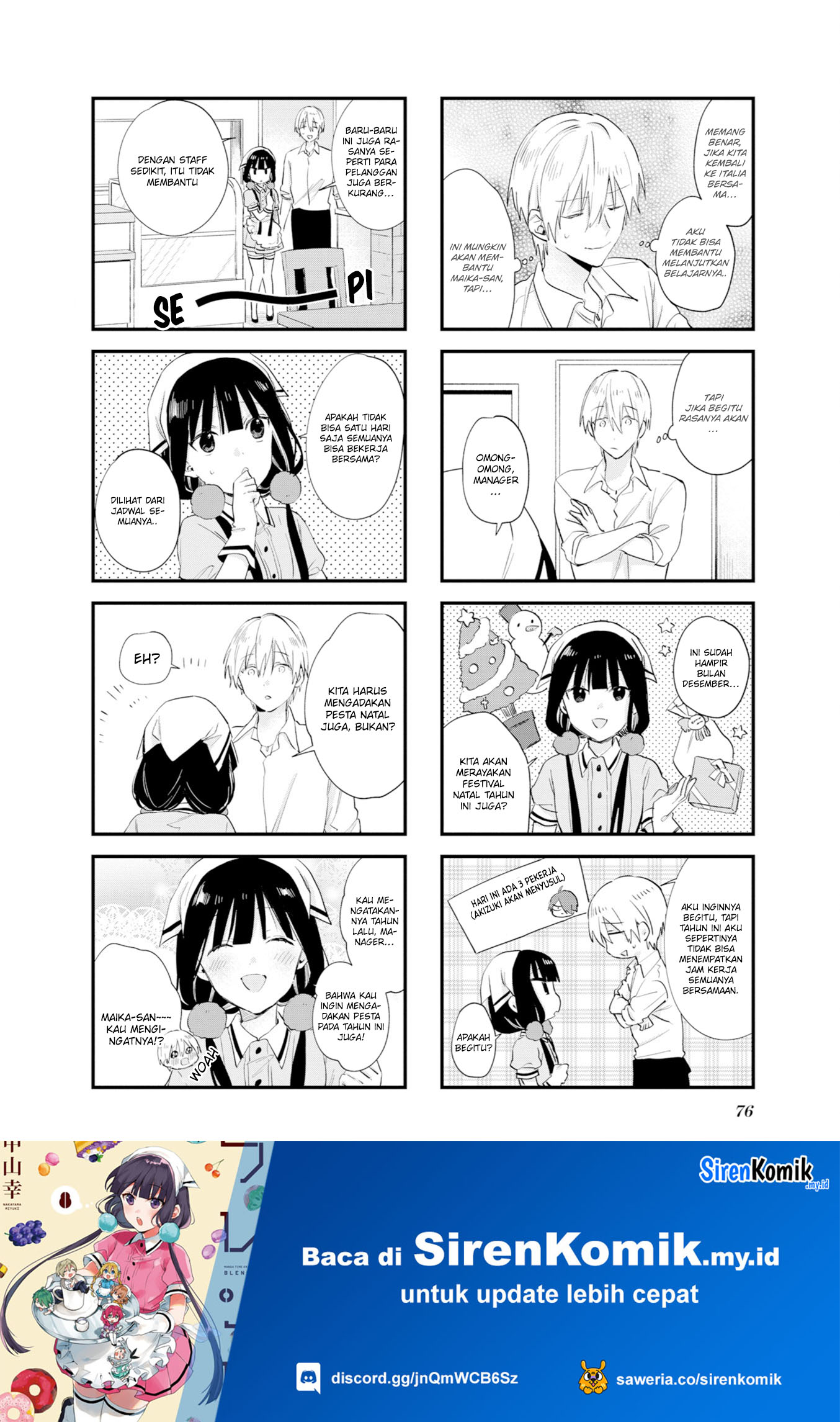 Blend S Chapter 108 Bahasa Indonesia