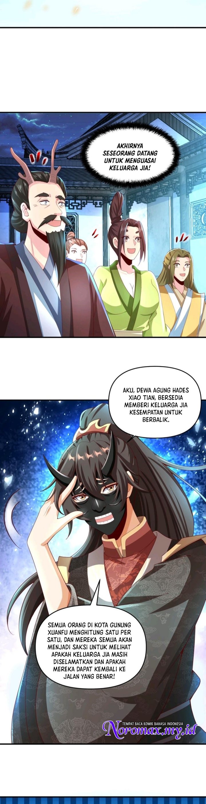 It’s Over! The Queen’s Soft Rice Husband is Actually Invincible Chapter 233 Bahasa Indonesia