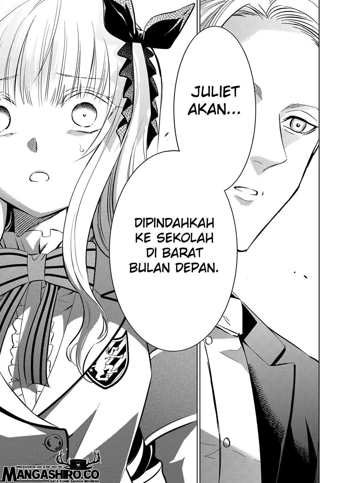 Kishuku Gakkou no Juliet Chapter 110 Bahasa Indonesia